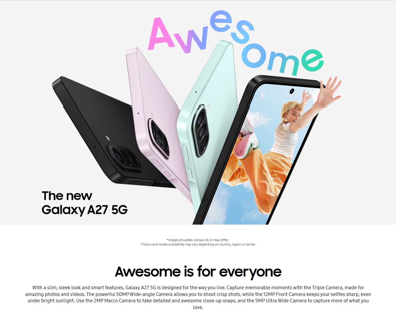 Samsung Galaxy A27 5G Price in Nepal: Full Specifications, Features & Launch Details